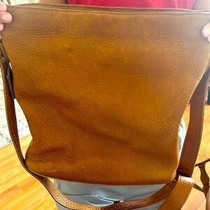 Leather Coach shoulder bag